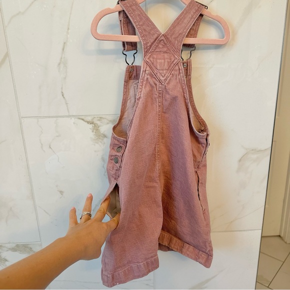 Cat & Jack Pink Denim Overall Dress - Picture 4 of 4
